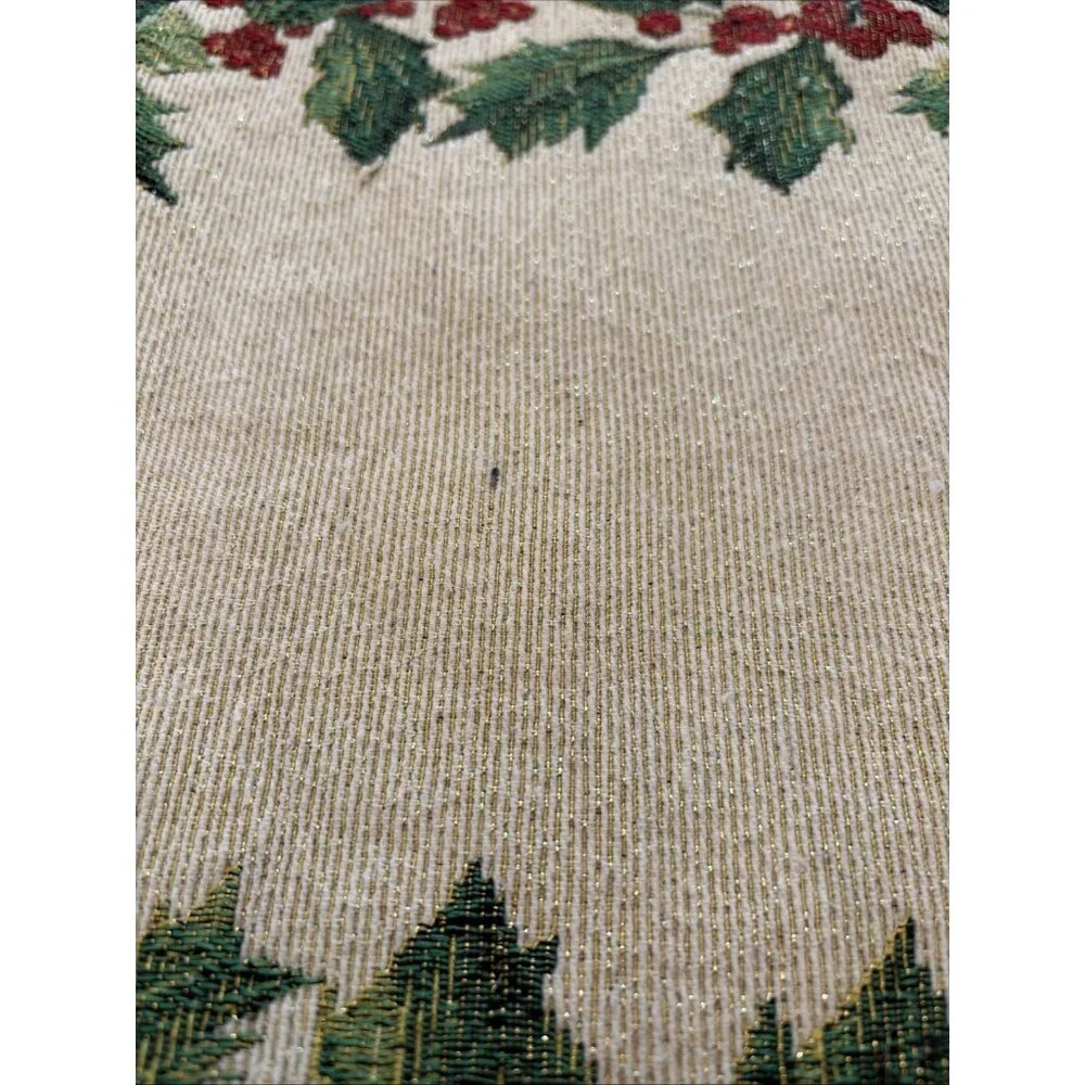 Christmas Poinsettia Table Runner 70x13